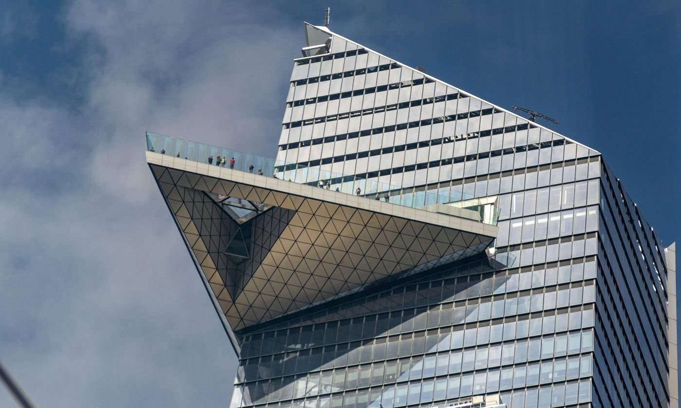 Die Aussichtsplattform Edge in Hudson Yards